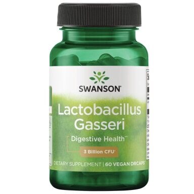 Lactobacillus Gasseri 60 Veg. Kaps. (SWANSON, JAV) Lactobacillus Gasseri 60 Veg. Kaps. (SWANSON, JAV)
